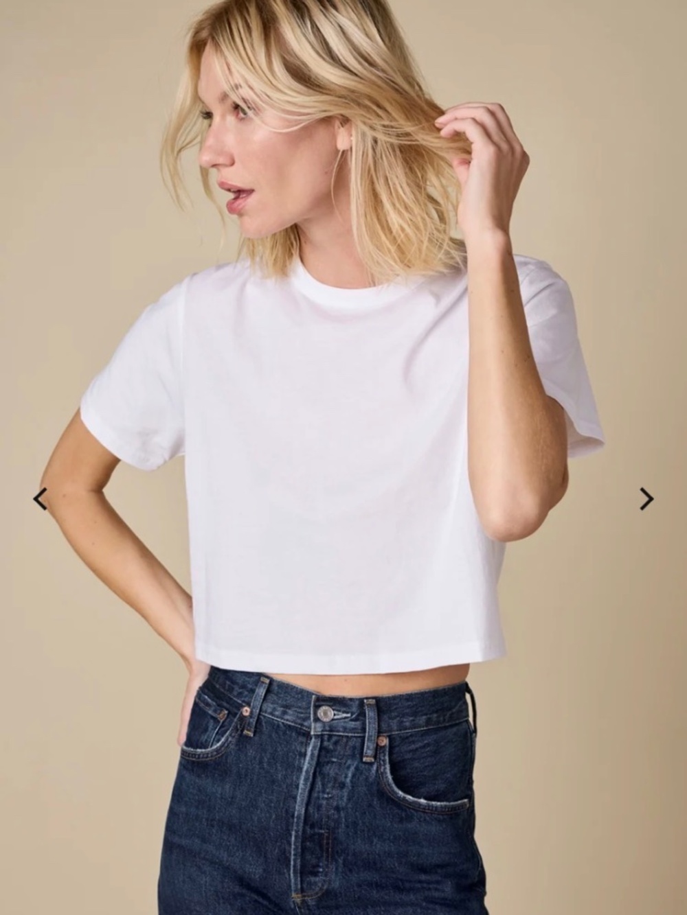 🔥 SOLD OUT NYC The Cropped Perfect Tee White | Size XS